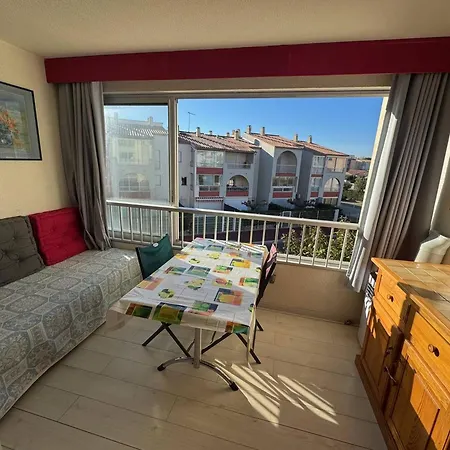 T2 Au Cap D'agde Avec Piscine, Parking Proche Plages - Fr-1-749-77 شقة